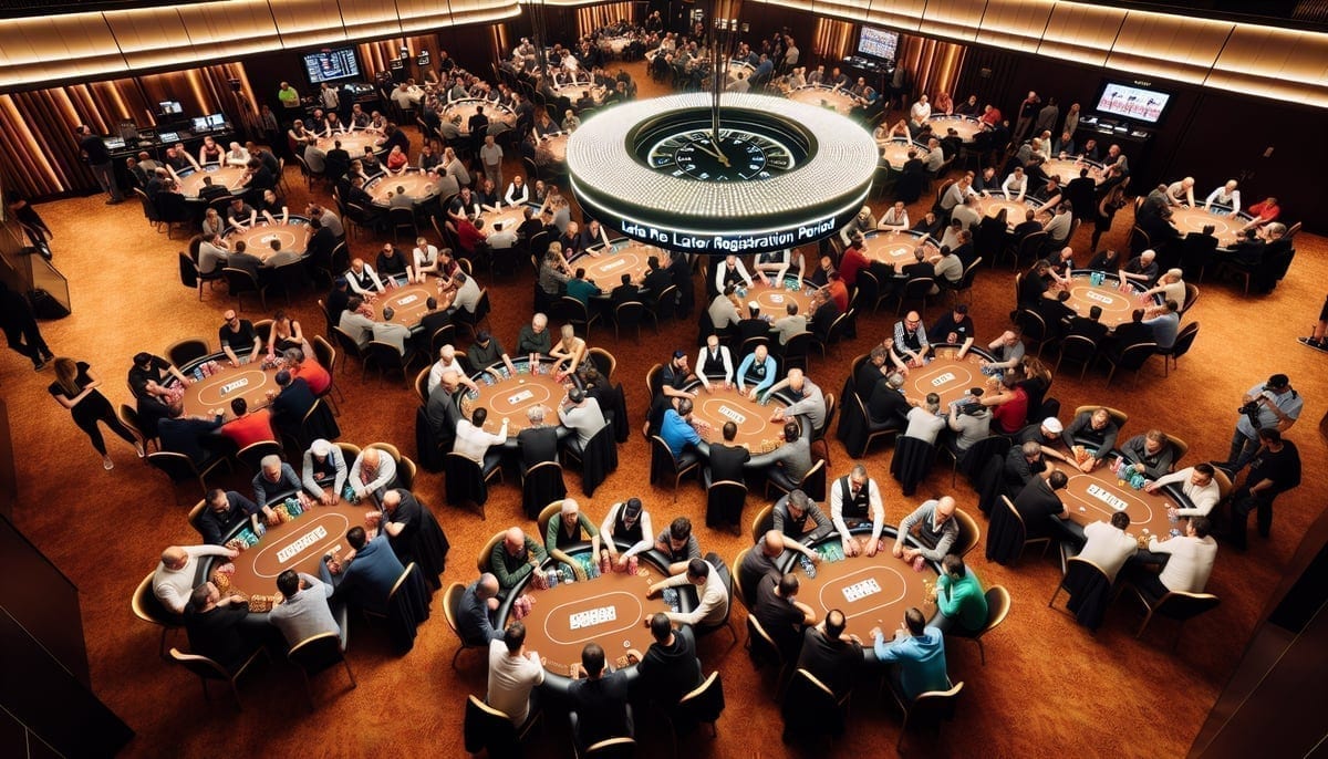 Packed poker room during Irish Open satellite tournaments
