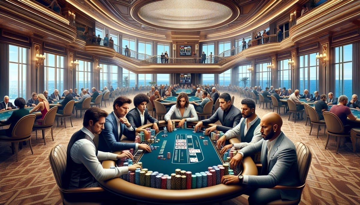 High roller tournament action at EPT Monte Carlo